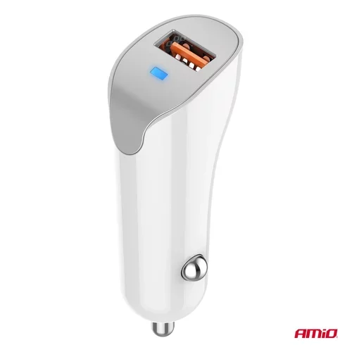 Nabíjačka do auta USB-A 2.1A 12/24V AMiO-03873 - obr. 3