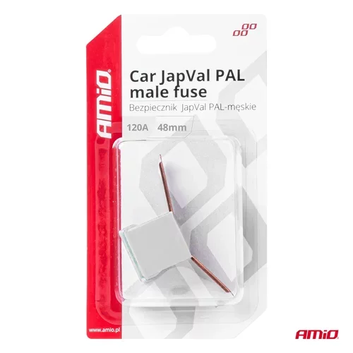 Poistky JAPVAL PAL samec 48mm 120A AMIO-03425 - obr. 2