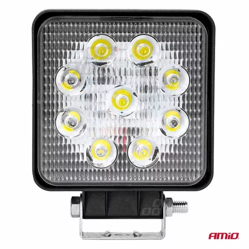 Pracovné LED svetlo AWL07 9 LED FLOOD 9-36V AMIO - obr. 2