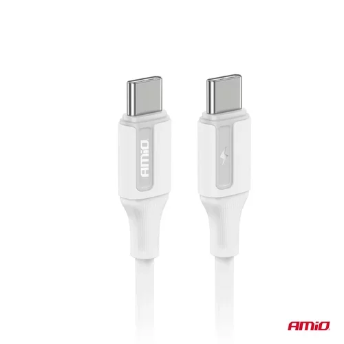 Kábel 'USB-C na USB-C 60W 100cm FullLINK AMIO-03920 - obr. 3