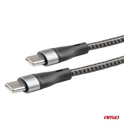 Kábel USB-C+USB-C 100cm FullLINK UC-16 AMIO - obr. 3