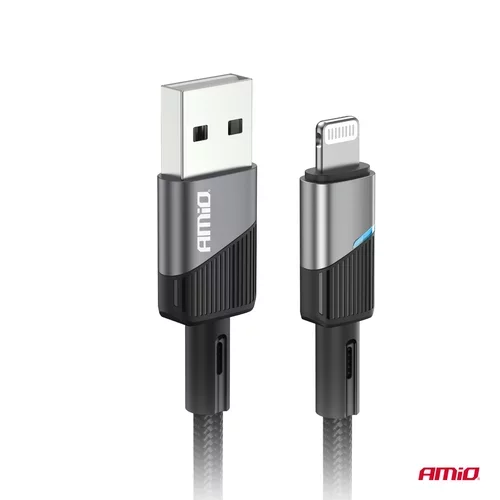 Kábel USB na Lightning 3A 100cm FullLINK AMIO-03925 - obr. 2