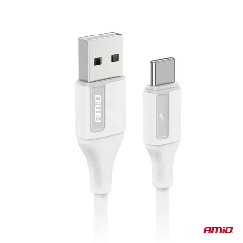 Kábel USB na USB-C 3A 100cm FullLINK AMIO-03917 - obr. 2