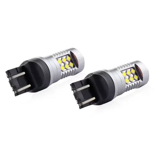 LED žiarovky CANBUS 3030 24SMD T20 7443 W21/5W White 12V/24V AMIO - obr. 2