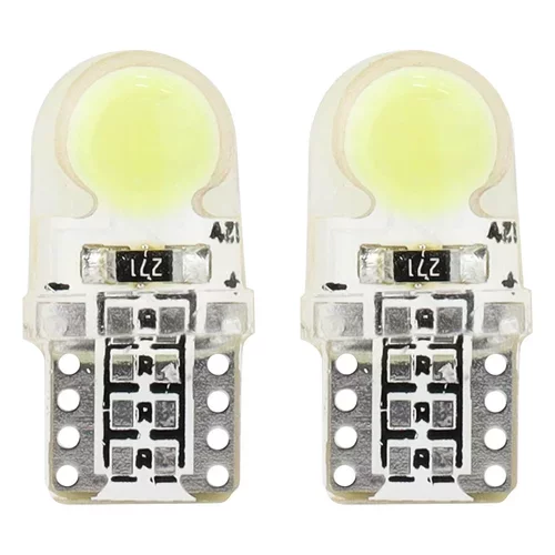 LED žiarovky STANDARD White T10e COB 12V AMIO