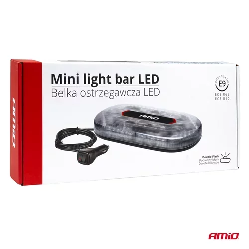 Mini svetelná lišta LED WLB78 magnet 293x171mm R65 R10 48LED 12/24V IP56 AMIO - obr. 9