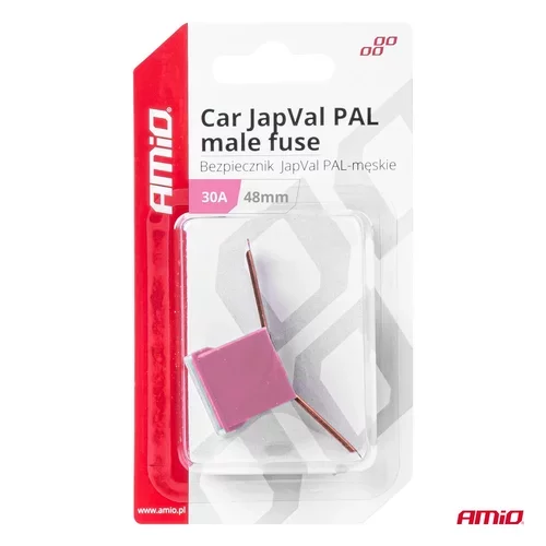 Poistky JAPVAL PAL samec 48mm 30A AMIO-03418 - obr. 2