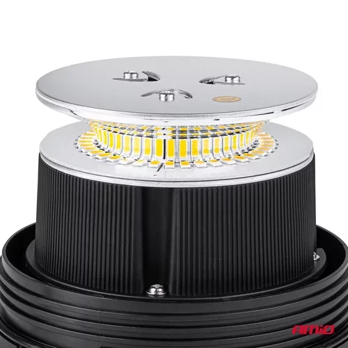 Výstražný LED maják WAR09P, ECE R10 R65 39LED 12/24V IP56 /AMiO/ - obr. 3
