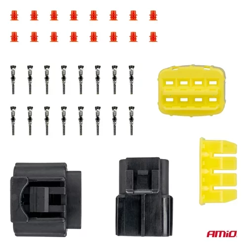 Konektor, sada 8 PIN 2,2 mm AMIO-04350 - obr. 2