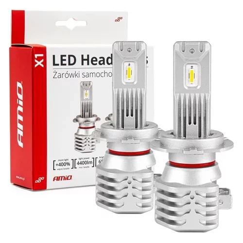 LED žiarovky hlavného svietenia H7/H18 X1 Series AMiO