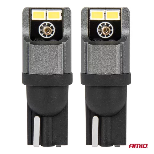 LED žiarovky CANBUS 3020 4SMD T10 W5W W10W 12V/24V AMIO-03717 - obr. 1