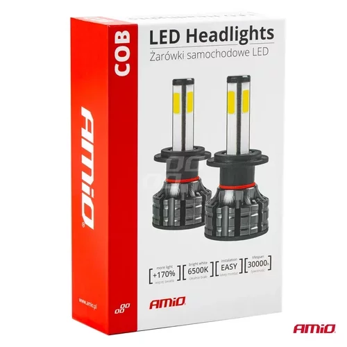 LED žiarovky hlavného svietenia H1 COB 4Side AMiO - obr. 11