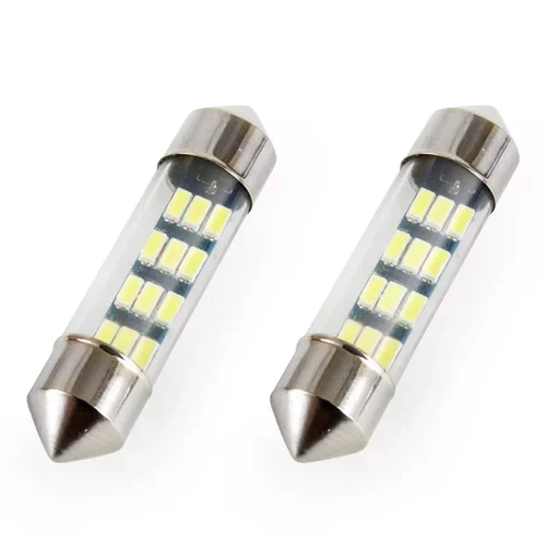 LED žiarovky STANDARD 3014 12SMD Festoon C5W C10W C3W 36mm White 12V AMIO - obr. 1