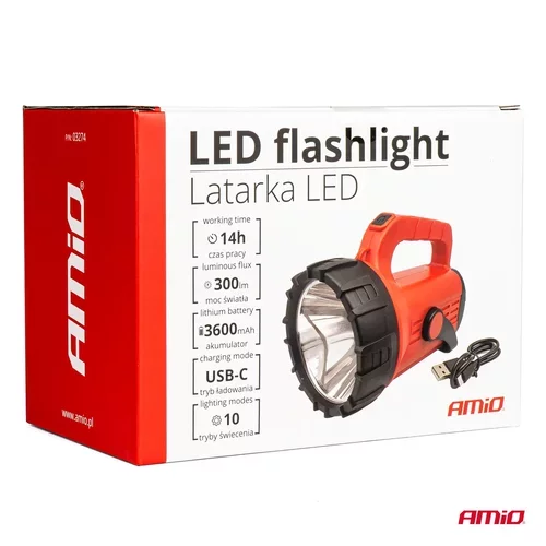 LED pracovná baterka WT18 AMIO - obr. 6