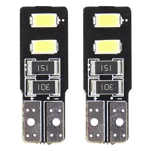 LED žiarovky CANBUS 4SMD 5730 T10 (W5W) White AMIO