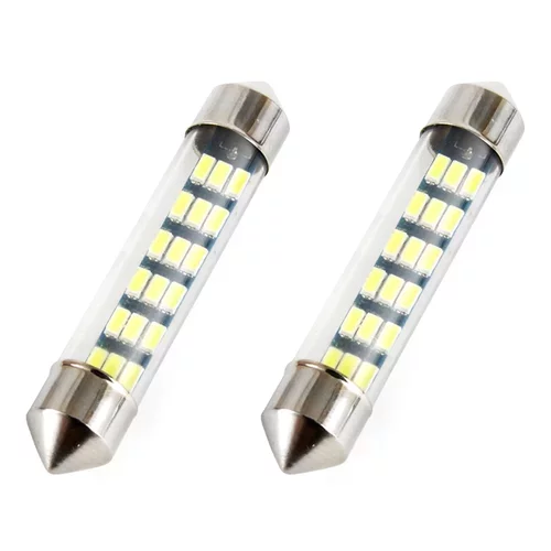 LED žiarovky STANDARD 3014 18SMD Festoon C5W C10W C3W 41mm White 12V AMIO - obr. 1