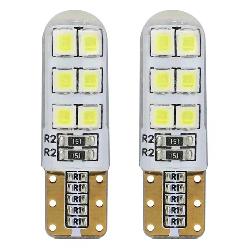 LED žiarovky STANDARD T10 W5W 12xSMD 2835 12V Silca AMIO