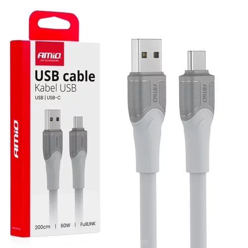 Kábel USB-A TO TYP-C 60W 200cm FullLINK model X111 AMIO-04290