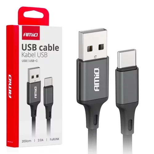 Kábel USB na USB-C 2A 200cm FullLINK AMIO-03900