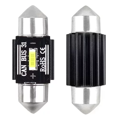 LED žiarovky CANBUS 1860 1SMD UltraBright Festoon C5W C10W C3W 31mm White 12V/24V AMIO