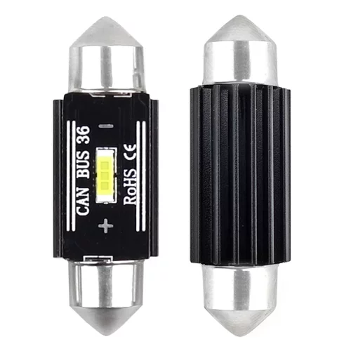 LED žiarovky CANBUS 1860 1SMD UltraBright Festoon C5W C10W C3W 36mm White 12V/24V AMIO