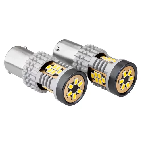 LED žiarovky CANBUS 3020 24SMD 1156 BA15S P21W R10W R5W White 12V/24V AMIO - obr. 2