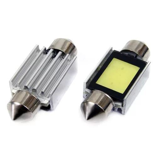 LED žiarovky CANBUS COB3 Festoon C5W C10W C3W 39mm White 12V AMIO - obr. 1