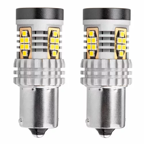 LED žiarovky CANBUS 3020 24SMD 1156 BA15S P21W R10W R5W White 12V/24V AMIO