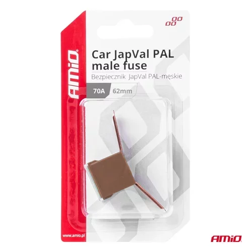 Poistky JAPVAL PAL samec 62mm 70A AMIO-03431 - obr. 2