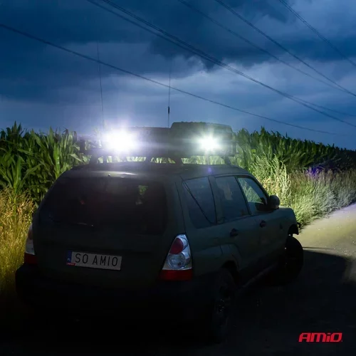 Pracovné LED svetlo AWL02 6 LED FLAT 9-60V /AMiO/ - obr. 1