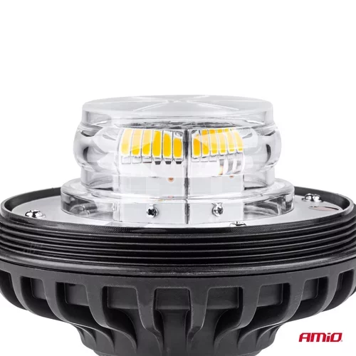 Výstražný maják W03SB na jednu skrutku R65 R10 36LED 12/24 V IP56 AMIO - obr. 2