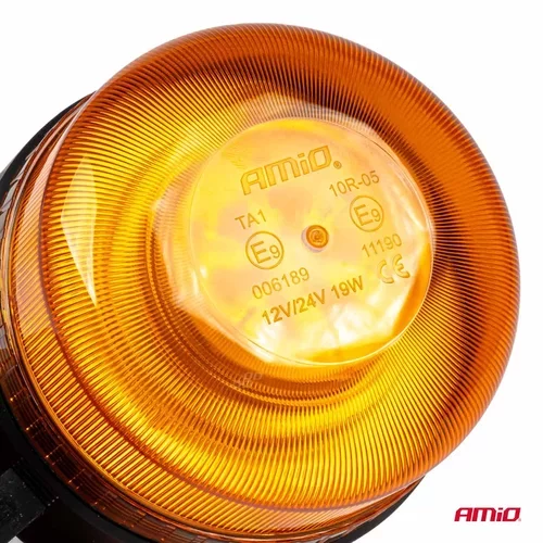 Bezdrôtové LED výstražné svietidlo R65 R10 12/24V AMIO-03931 - obr. 1