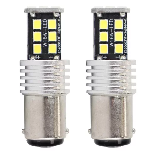 LED žiarovky CANBUS 2835 15SMD 1157 BAY15D P21/5W White 12V/24V AMIO