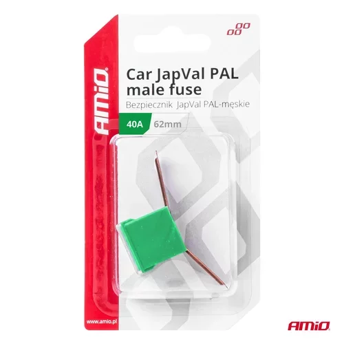 Poistky JAPVAL PAL samec 62mm 40A AMIO-03428 - obr. 2