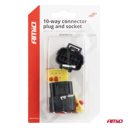 Konektor, sada 10 PIN 2.2mm AMIO-04351 - obr. 4