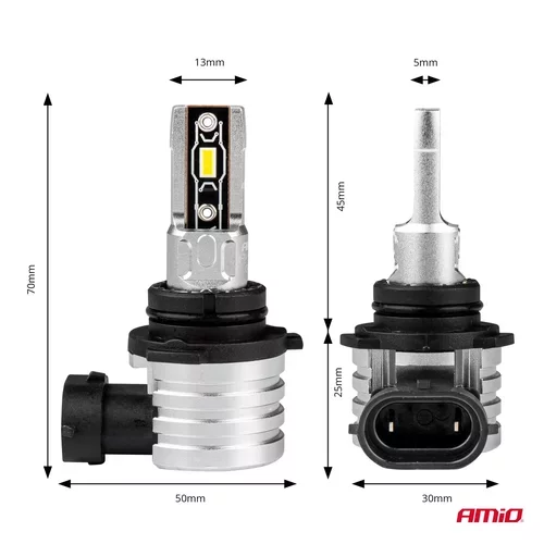 LED žiarovky hlavného svietenia HB4 9006 H-mini Series AMiO - obr. 3