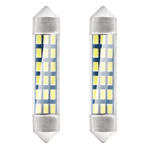 LED žiarovky STANDARD 3014 18SMD Festoon C5W C10W C3W 41mm White 12V AMIO