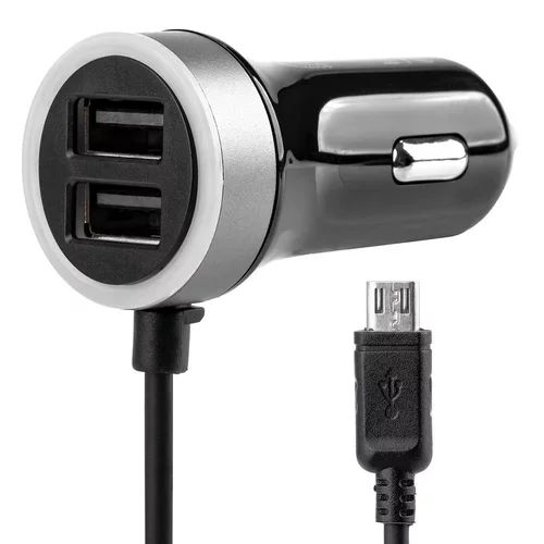 Nabíjačka do auta 12/24V Micro + 2x USB 2.4A PCH PRO-01 AMIO