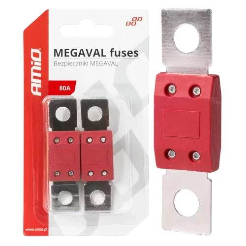 Poistky MEGAVAL 80A AMIO-03462