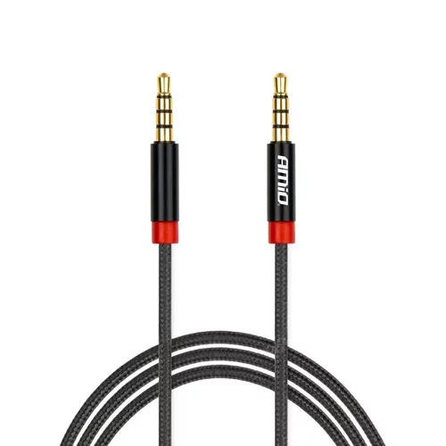 AUX kábel jack-jack 3,5mm 100 cm AMiO-03269