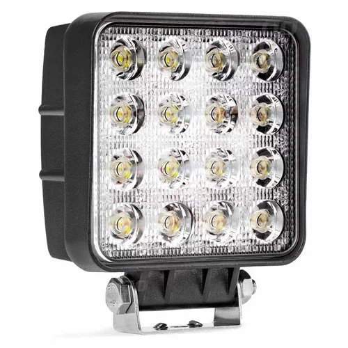 Pracovné LED svetlo 16x LED AWL05 EMC 108x108 48W FLAT 9-60V AMIO