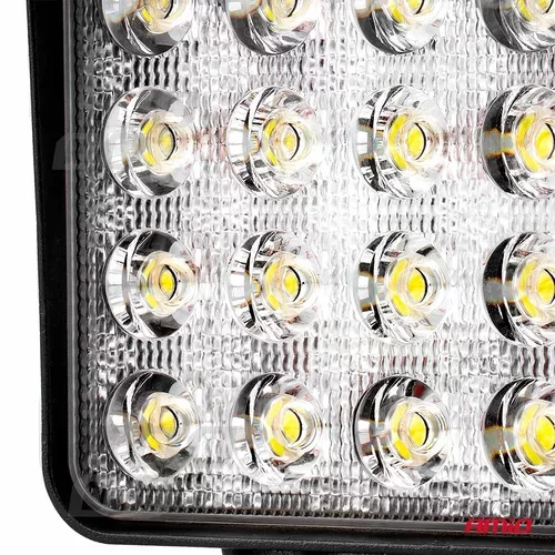 Pracovné LED svetlo 16x LED AWL05 EMC 108x108 48W FLAT 9-60V AMIO - obr. 4