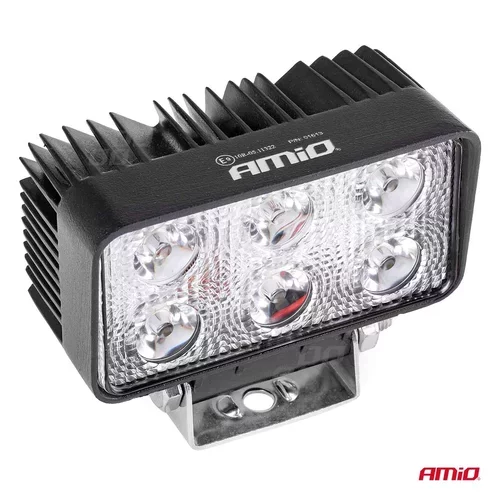 Pracovné LED svetlo AWL02 6 LED FLAT 9-60V /AMiO/ - obr. 4