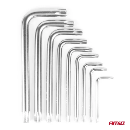 Torx kľúče CRV 9ks AMIO-01040 - obr. 3