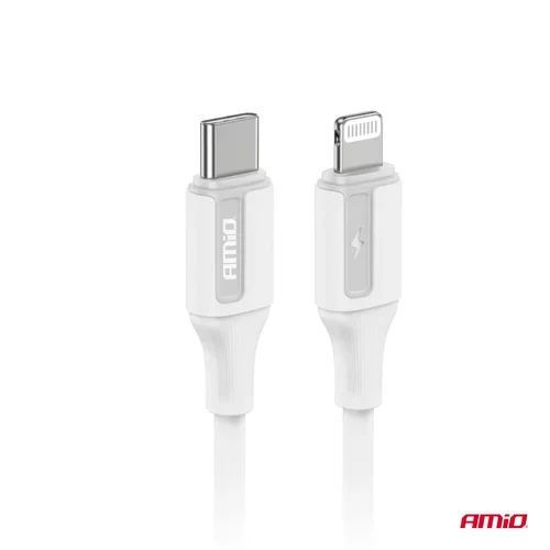 Kábel 'USB-C na Lightning 20W 100cm FullLINK AMIO-03922 - obr. 2