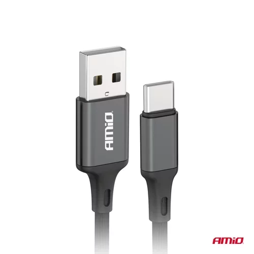 Kábel USB na USB-C 2A 100cm FullLINK AMIO-03899 - obr. 2