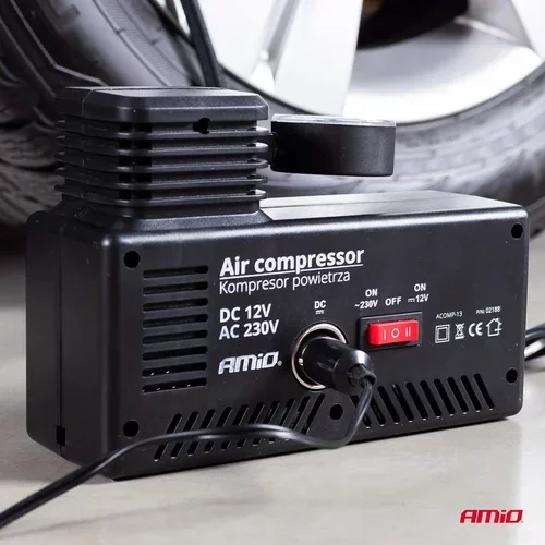 Kompresor do auta 12V/230V, Acomp-13 AMIO - obr. 4