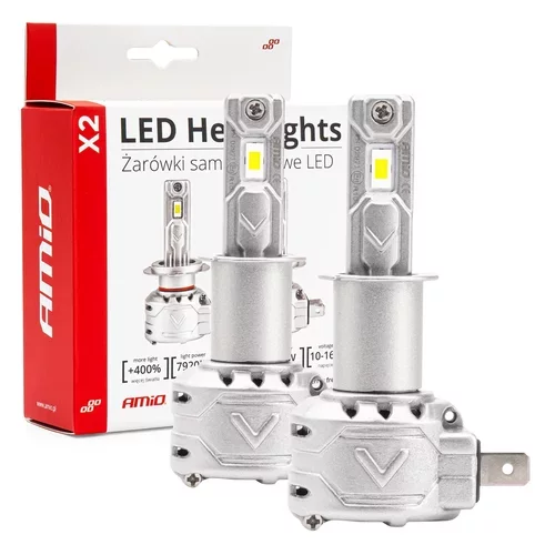 LED žiarovky hlavného svietenia H3 X2 Series /AMiO/