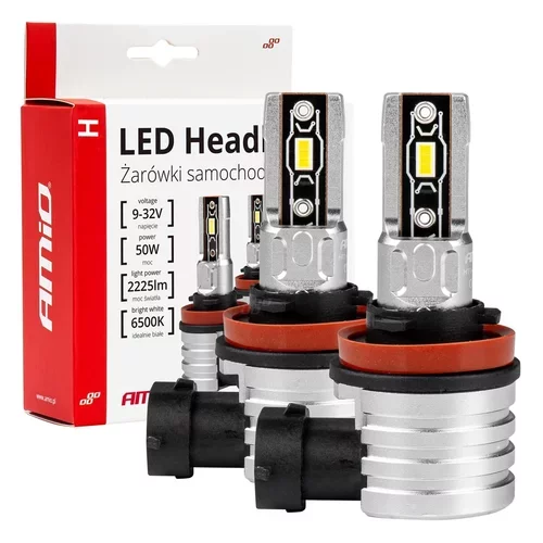 LED žiarovky hlavného svietenia H8/H9/H11/H16 H-mini Series AMiO