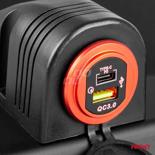 Nabíjačka 2x USB 12/24V MOD-10 AMIO - obr. 8